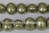 CSB144 15.5 inches 12*15mm – 13*16mm oval shell pearl beads