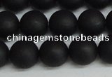 CSB1459 15.5 inches 12mm matte round shell pearl beads wholesale