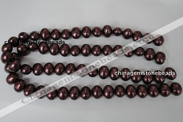 CSB149 15.5 inches 12*15mm – 13*16mm oval shell pearl beads