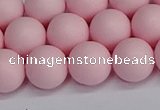 CSB1624 15.5 inches 12mm round matte shell pearl beads wholesale