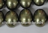 CSB167 15.5 inches 15*18mm – 16*19mm oval shell pearl beads