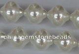 CSB175 15.5 inches 16*17mm lantern shape shell pearl beads