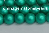 CSB1752 15.5 inches 8mm round matte shell pearl beads wholesale