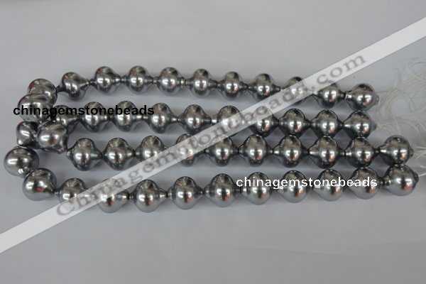 CSB176 15.5 inches 16*17mm lantern shape shell pearl beads