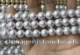 CSB2110 15.5 inches 8mm ball shell pearl beads wholesale