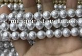 CSB2111 15.5 inches 10mm ball shell pearl beads wholesale