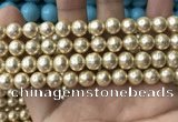 CSB2116 15.5 inches 8mm ball shell pearl beads wholesale
