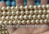 CSB2116 15.5 inches 8mm ball shell pearl beads wholesale