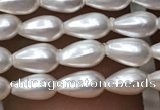 CSB2122 15.5 inches 3*6mm teardrop shell pearl beads wholesale