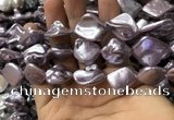 CSB2163 15.5 inches 16*16mm - 18*20mm baroque shell pearl beads