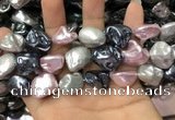 CSB2178 15.5 inches 16*16mm - 20*22mm baroque mixed shell pearl beads