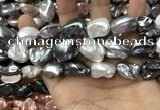 CSB2179 15.5 inches 16*16mm - 20*22mm baroque mixed shell pearl beads