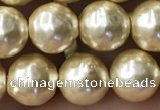 CSB2187 15.5 inches 6mm ball shell pearl beads wholesale