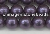 CSB2271 15.5 inches 6mm round wrinkled shell pearl beads wholesale