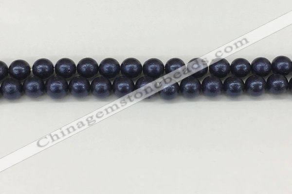 CSB2341 15.5 inches 6mm round wrinkled shell pearl beads wholesale