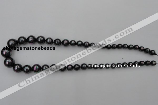 CSB404 15.5 inches 8mm - 16mm round shell pearl beads