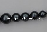 CSB405 15.5 inches 8mm - 16mm round shell pearl beads