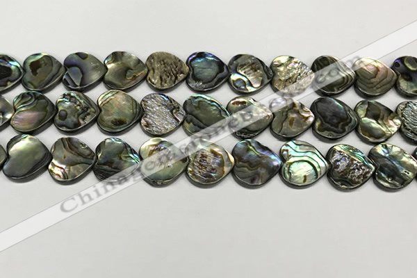 CSB4113 15.5 inches 12mm heart abalone shell beads wholesale