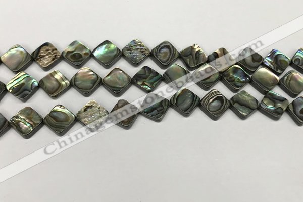 CSB4118 15.5 inches 8*8mm diamond abalone shell beads wholesale