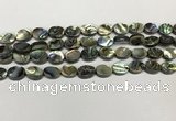 CSB4125 15.5 inches 8*10mm oval abalone shell beads wholesale