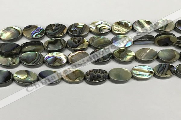 CSB4127 15.5 inches 10*14mm oval abalone shell beads wholesale