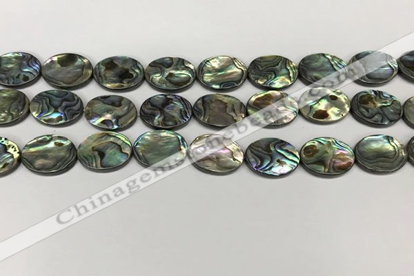 CSB4128 15.5 inches 12*16mm oval abalone shell beads wholesale