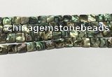 CSB4144 15.5 inches 10*10mm square abalone shell beads wholesale