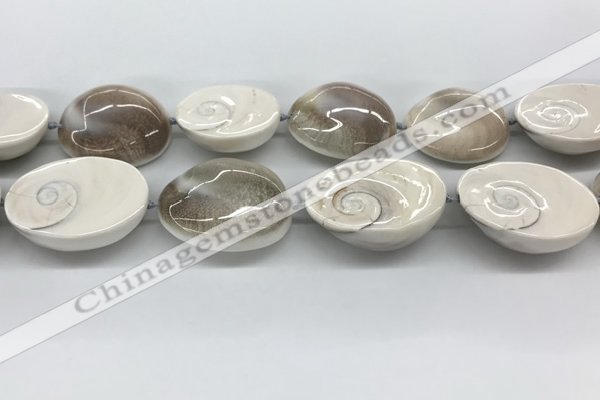 CSB4503 15.5 inches 30*35mm - 35*45mm freeform shell beads wholesale