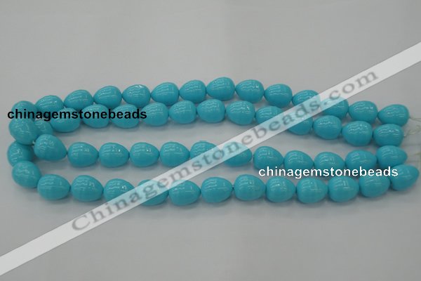 CSB555 15.5 inches 12*15mm whorl teardrop shell pearl beads