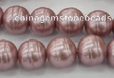 CSB621 15.5 inches 14mm whorl round shell pearl beads