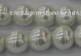 CSB635 15.5 inches 16mm whorl round shell pearl beads