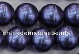 CSB649 15.5 inches 18mm whorl round shell pearl beads