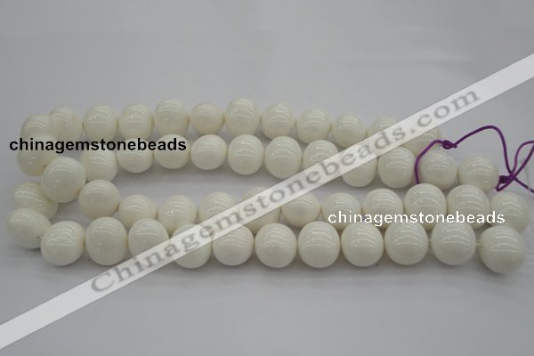 CSB710 15.5 inches 16*19mm oval shell pearl beads