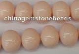 CSB810 15.5 inches 13*15mm oval shell pearl beads wholesale