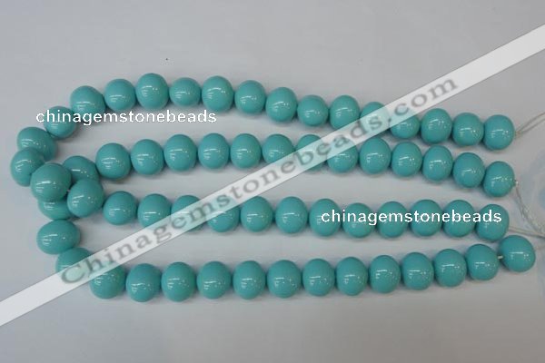 CSB812 15.5 inches 13*15mm oval shell pearl beads wholesale