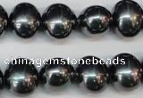 CSB816 15.5 inches 13*15mm oval shell pearl beads wholesale