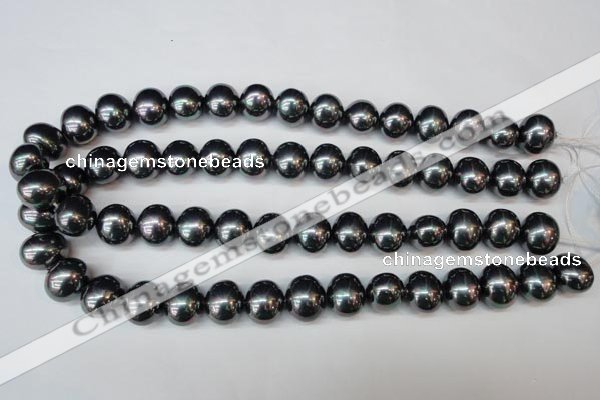 CSB816 15.5 inches 13*15mm oval shell pearl beads wholesale