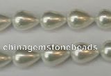 CSB862 15.5 inches 10*14mm teardrop shell pearl beads wholesale