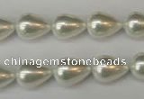 CSB862 15.5 inches 10*14mm teardrop shell pearl beads wholesale