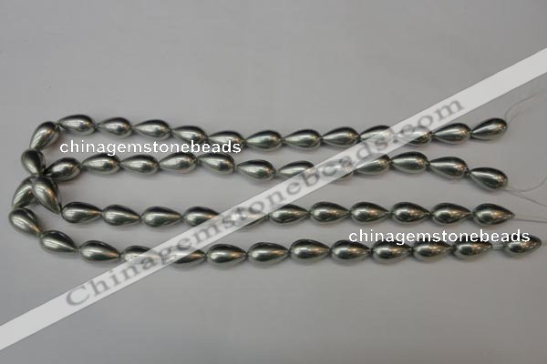 CSB865 15.5 inches 9*16mm teardrop shell pearl beads wholesale