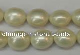 CSB880 15.5 inches 13*15mm nuggets shell pearl beads wholesale