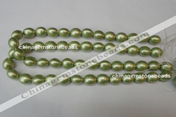 CSB881 15.5 inches 13*15mm nuggets shell pearl beads wholesale