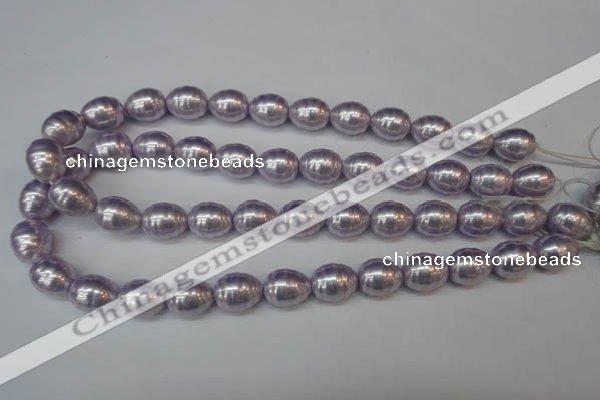 CSB888 15.5 inches 13*16mm whorl teardrop shell pearl beads wholesale