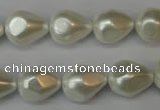 CSB890 15.5 inches 12*14mm teardrop shell pearl beads wholesale