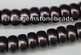 CSB902 15.5 inches 6*12mm rondelle shell pearl beads wholesale