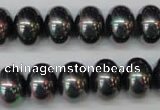 CSB909 15.5 inches 10*14mm rondelle shell pearl beads wholesale