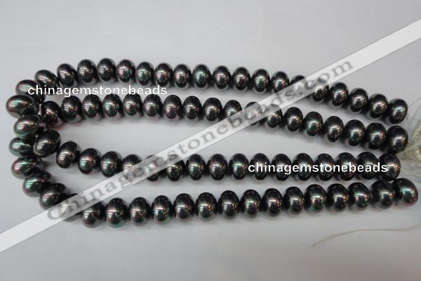 CSB909 15.5 inches 10*14mm rondelle shell pearl beads wholesale