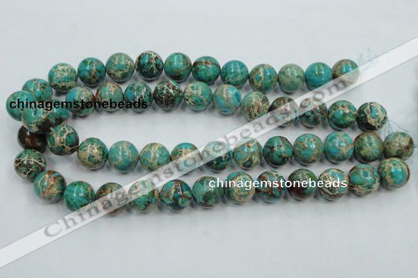 CSE02 15.5 inches 16mm round natural sea sediment jasper beads