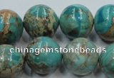 CSE03 15.5 inches 18mm round natural sea sediment jasper beads