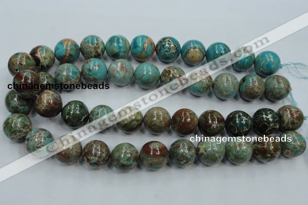 CSE03 15.5 inches 18mm round natural sea sediment jasper beads